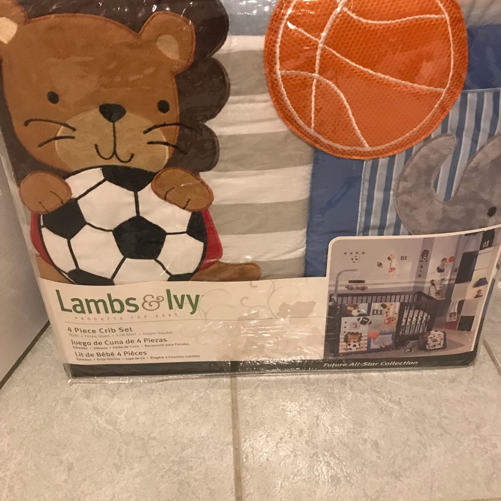 Lambs & Ivy sports comforter set